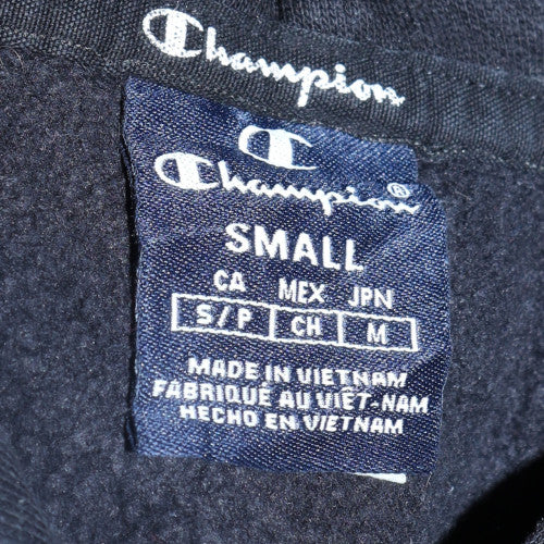 Mens UK Size S Champion Black Pullover Hoodie