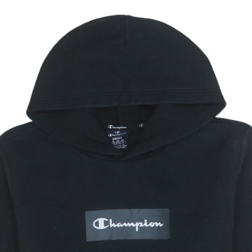 Mens UK Size S Champion Black Pullover Hoodie