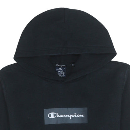 Mens UK Size S Champion Black Pullover Hoodie