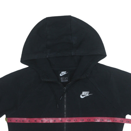 Mens UK Size XS Nike Black Full Zip Hoodie