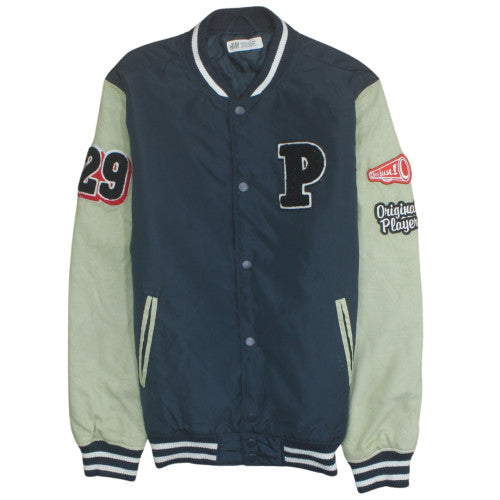 Teens UK Size 164 H&M Blue Varsity Jacket