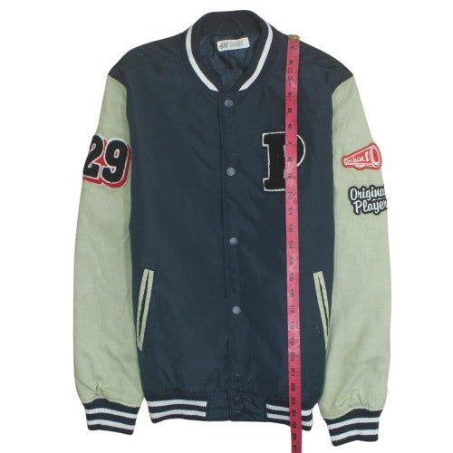 Teens UK Size 164 H&M Blue Varsity Jacket