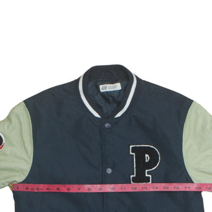 Teens UK Size 164 H&M Blue Varsity Jacket