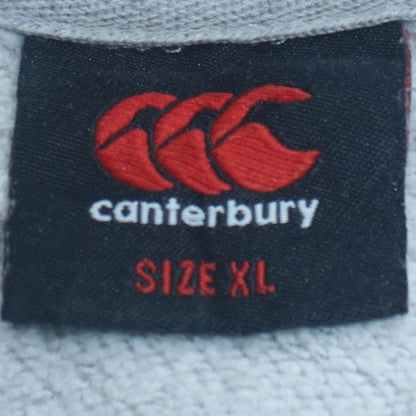 Mens UK Size XL Canterbury Grey Pullover Hoodie