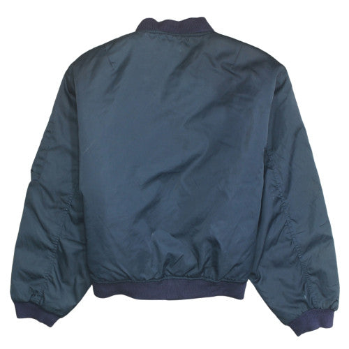 Mens UK Size M Overtime Blue Bomber Jacket