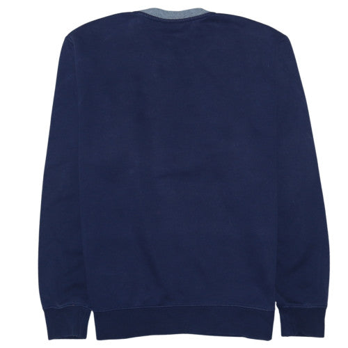 Mens UK Size M Nike Blue Pullover Sweatshirt