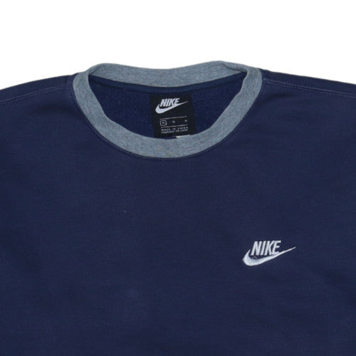 Mens UK Size M Nike Blue Pullover Sweatshirt