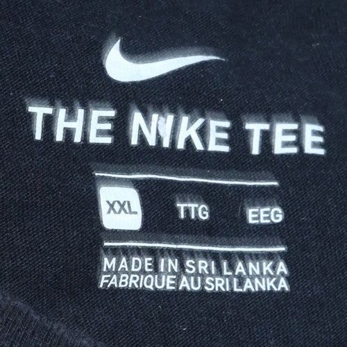 Mens UK Size 2XL Nike Black  T-Shirt