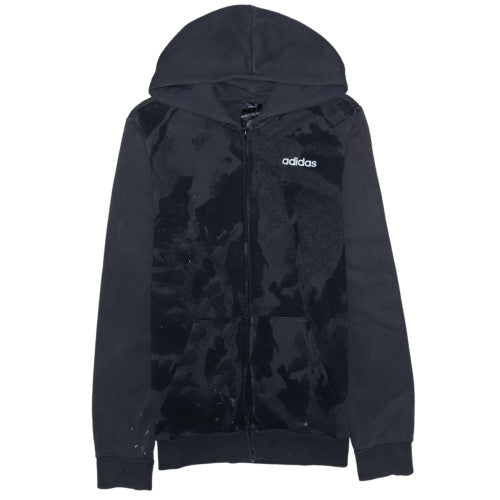 Mens UK Size S adidas Black Full Zip Hoodie