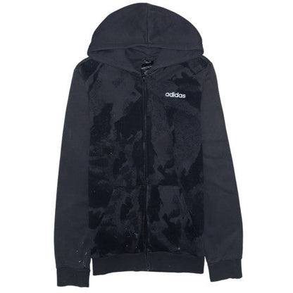 Mens UK Size S adidas Black Full Zip Hoodie