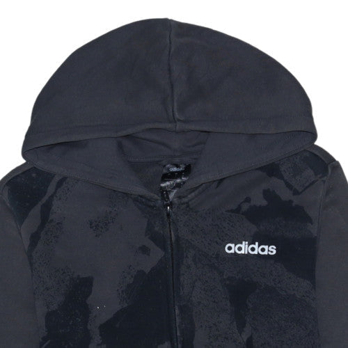 Mens UK Size S adidas Black Full Zip Hoodie