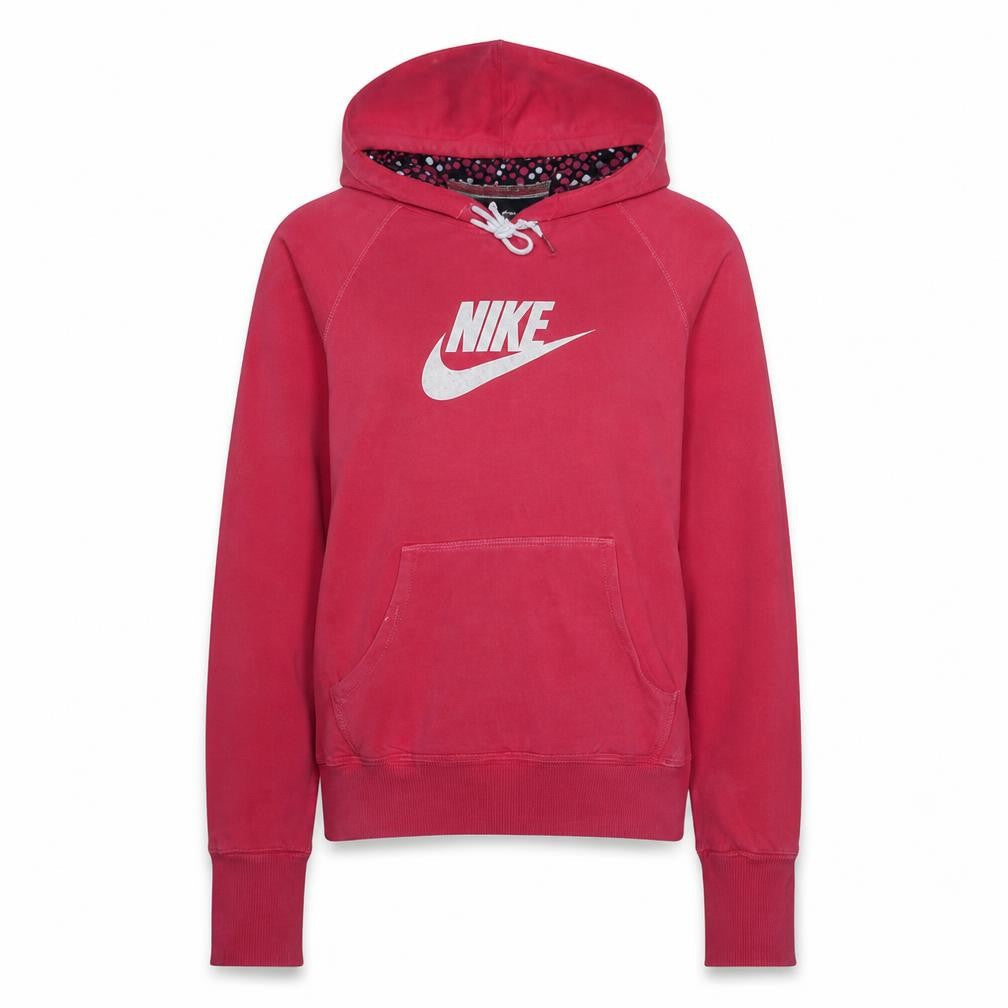 Womens UK Size M Nike Pink Pullover Hoodie