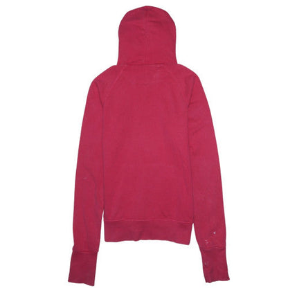 Womens UK Size M Nike Pink Pullover Hoodie