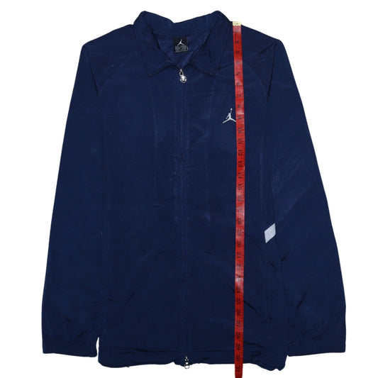 Mens UK Size L Nike Jordan Blue Full Zip Sweatshirt