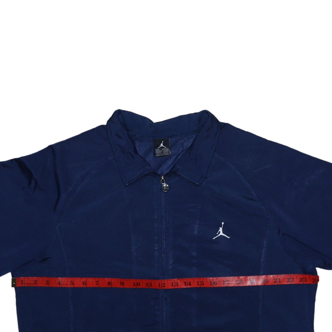 Mens UK Size L Nike Jordan Blue Full Zip Sweatshirt