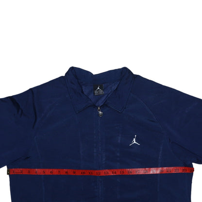 Mens UK Size L Nike Jordan Blue Full Zip Sweatshirt