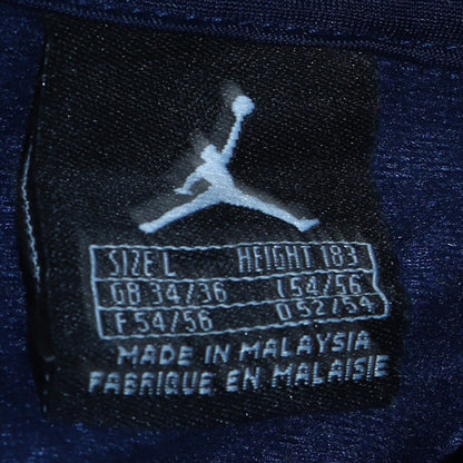 Mens UK Size L Nike Jordan Blue Full Zip Sweatshirt