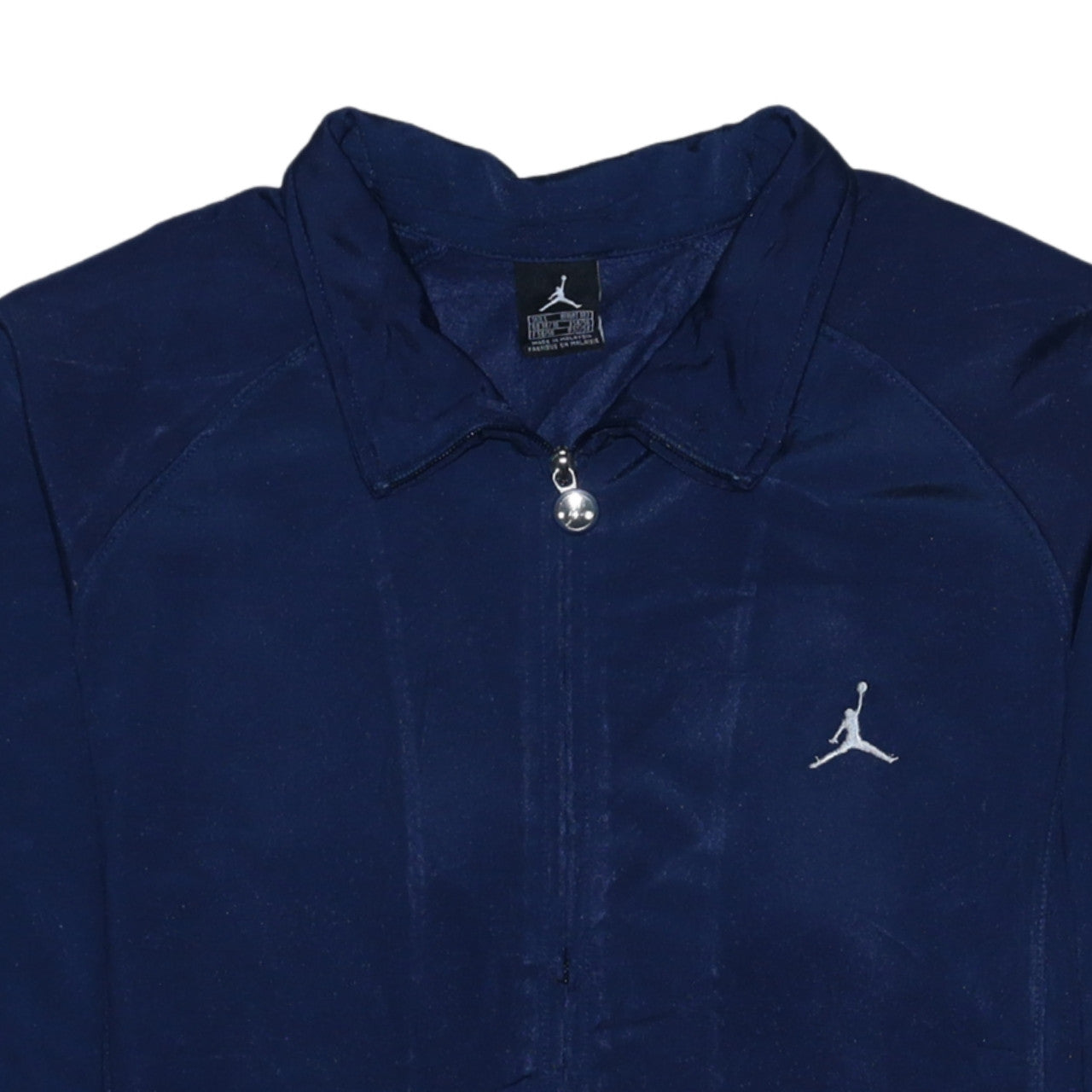 Mens UK Size L Nike Jordan Blue Full Zip Sweatshirt
