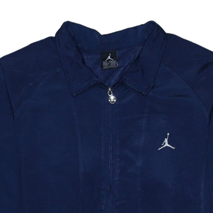 Mens UK Size L Nike Jordan Blue Full Zip Sweatshirt