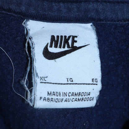 Mens UK Size XL Nike Blue Pullover Hoodie
