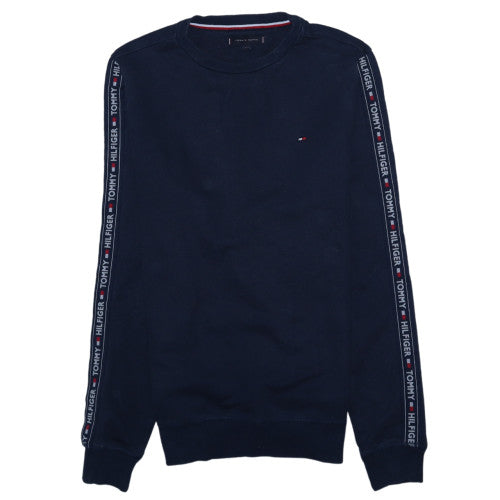 Mens UK Size M Tommy Hilfiger Blue Pullover Sweatshirt