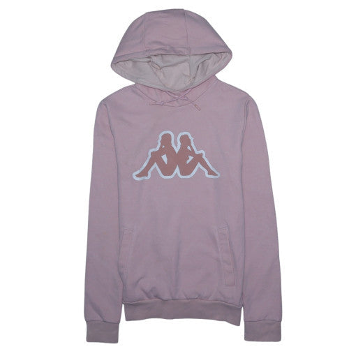 Womens UK Size XS Kappa Pink Pullover Hoodie