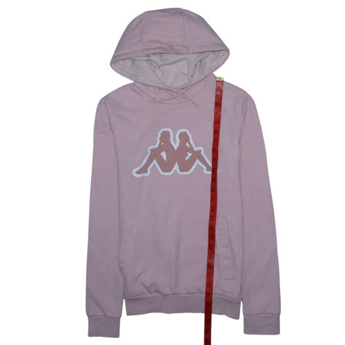 Womens UK Size XS Kappa Pink Pullover Hoodie