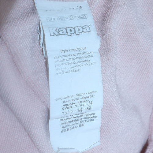 Womens UK Size XS Kappa Pink Pullover Hoodie