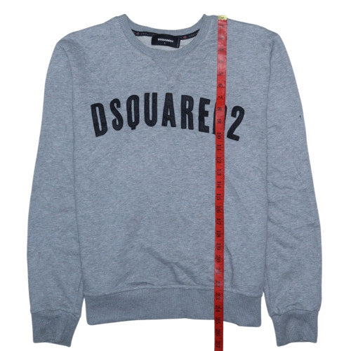 Mens UK Size L Dsquared2 Grey Pullover Sweatshirt