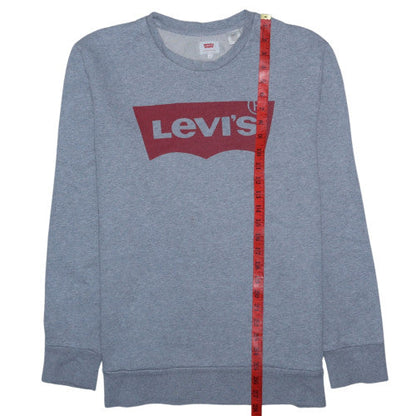Mens UK Size L Levi's Grey Pullover Sweatshirt