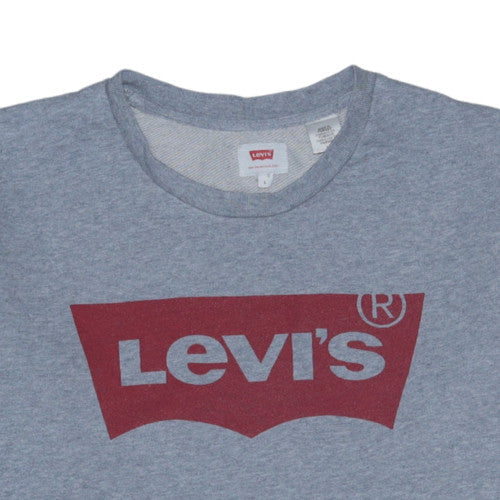 Mens UK Size L Levi's Grey Pullover Sweatshirt