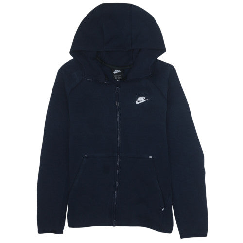 Mens UK Size L Nike Blue Full Zip Hoodie