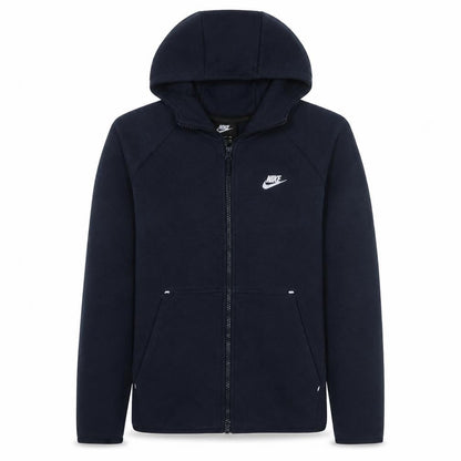 Mens UK Size L Nike Blue Full Zip Hoodie