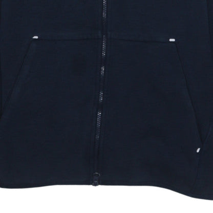 Mens UK Size L Nike Blue Full Zip Hoodie