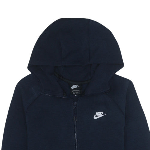 Mens UK Size L Nike Blue Full Zip Hoodie