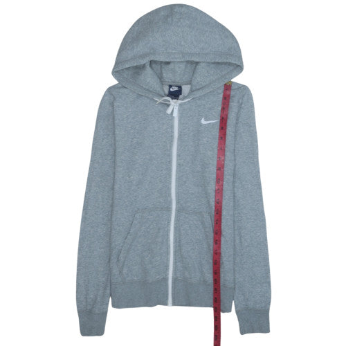 Mens UK Size S Nike Grey Full Zip Hoodie