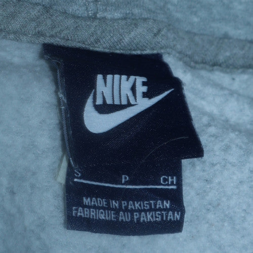 Mens UK Size S Nike Grey Full Zip Hoodie