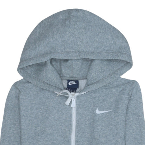 Mens UK Size S Nike Grey Full Zip Hoodie
