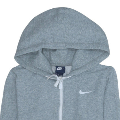 Mens UK Size S Nike Grey Full Zip Hoodie