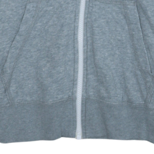 Mens UK Size S Nike Grey Full Zip Hoodie