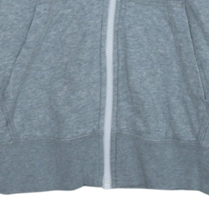 Mens UK Size S Nike Grey Full Zip Hoodie