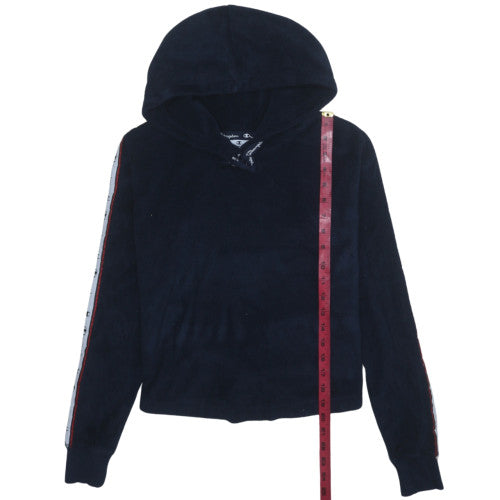 Mens UK Size S Champion Blue Pullover Hoodie