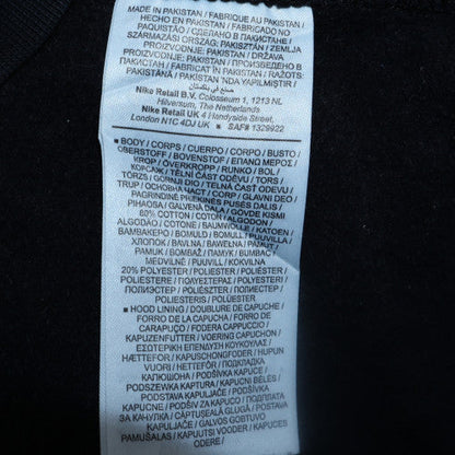 Mens UK Size XS Nike Black Pullover Hoodie