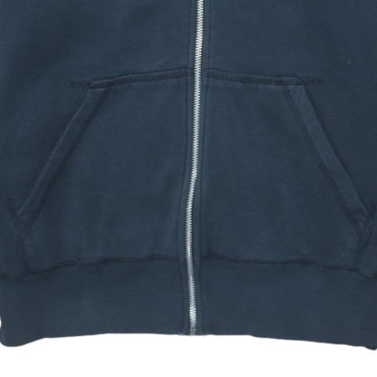 Mens UK Size L Nike Blue Full Zip Hoodie