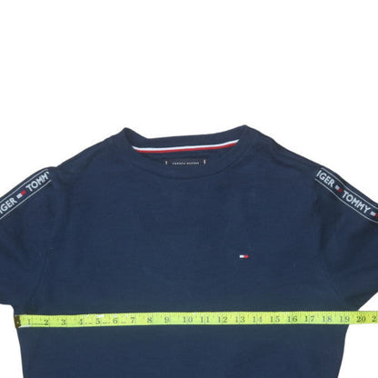 Mens UK Size S Tommy Hilfiger Blue Pullover Sweatshirt
