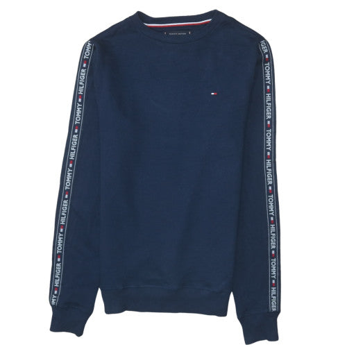 Mens UK Size S Tommy Hilfiger Blue Pullover Sweatshirt