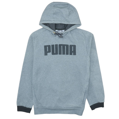 Mens UK Size M PUMA Grey Pullover Hoodie