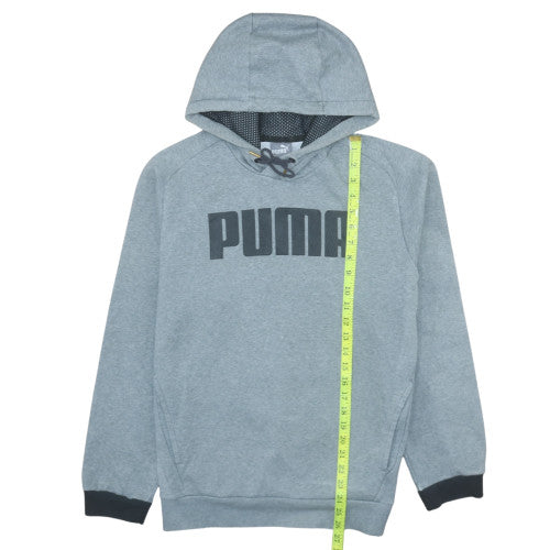 Mens UK Size M PUMA Grey Pullover Hoodie