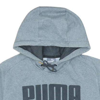 Mens UK Size M PUMA Grey Pullover Hoodie