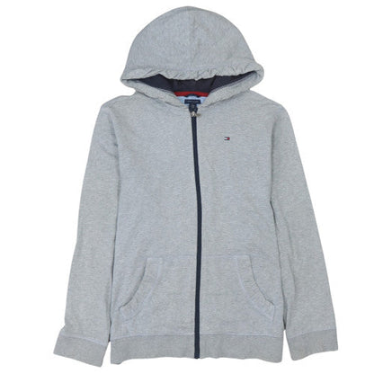 Teens UK Size XL Tommy Hilfiger Grey Full Zip Hoodie